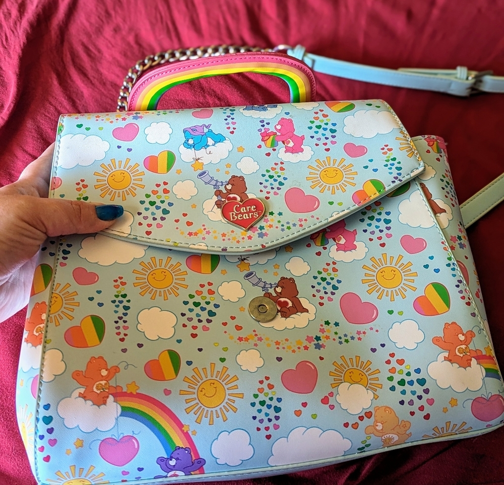 40-year anniversary Care Bear cross shoulder bag
